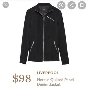 Liverpool Nereus Quilted Panel Denim Jacket